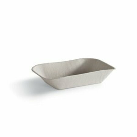 HUHTAMAKI CHINET Chinet Just #300 Food Tray 9 in.x7 in. Pulp, 500PK 10405